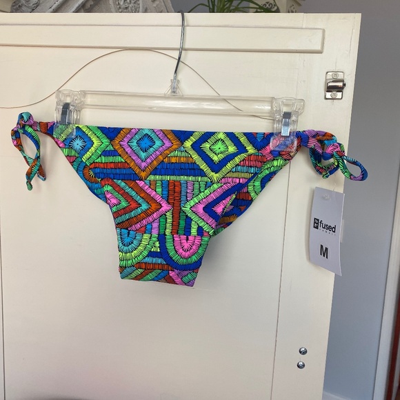 Fused Hawaii Aloha Bikini Bottom Neons! - Picture 1 of 12